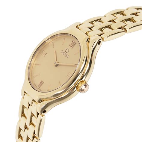 omega ladies gold watch|ladies gold watches uk only.